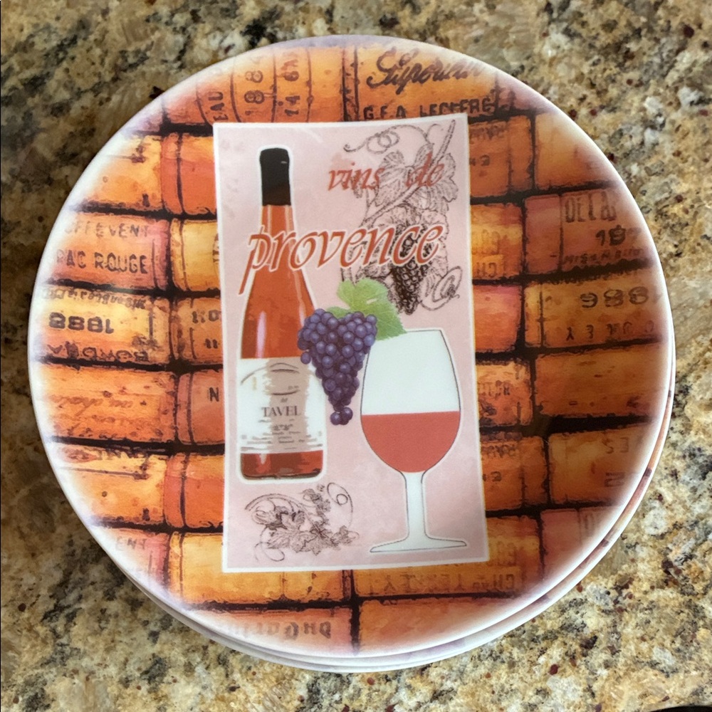 Tuscan Wine plates🍾🍷